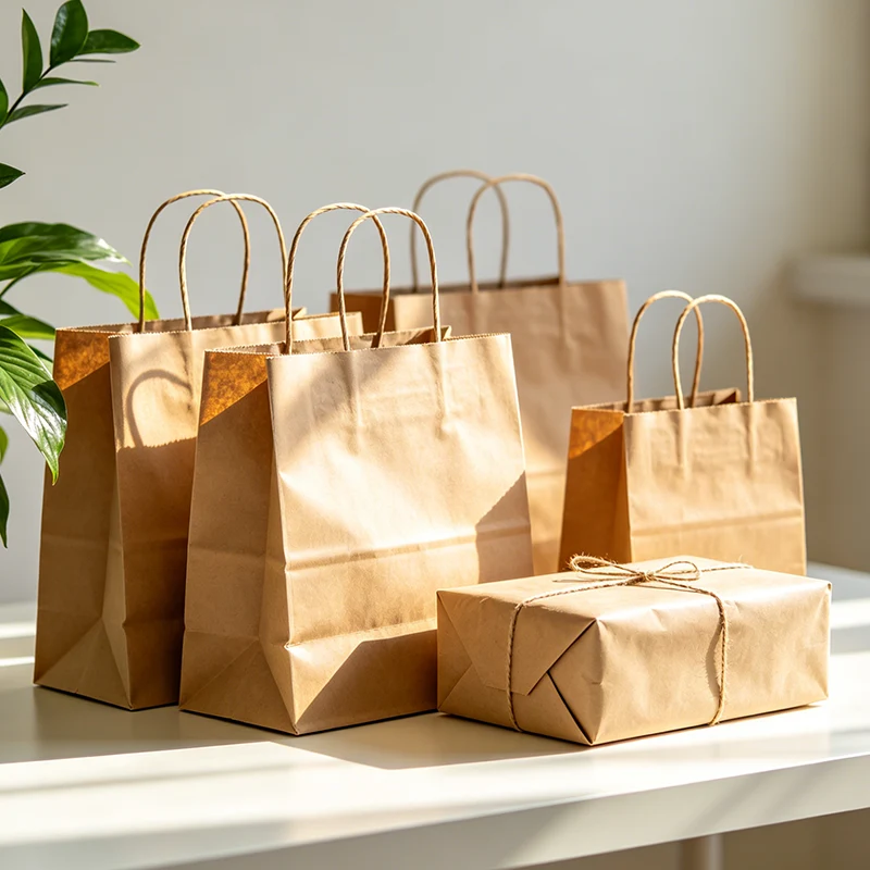 What are the common types and materials of paper bag packaging?