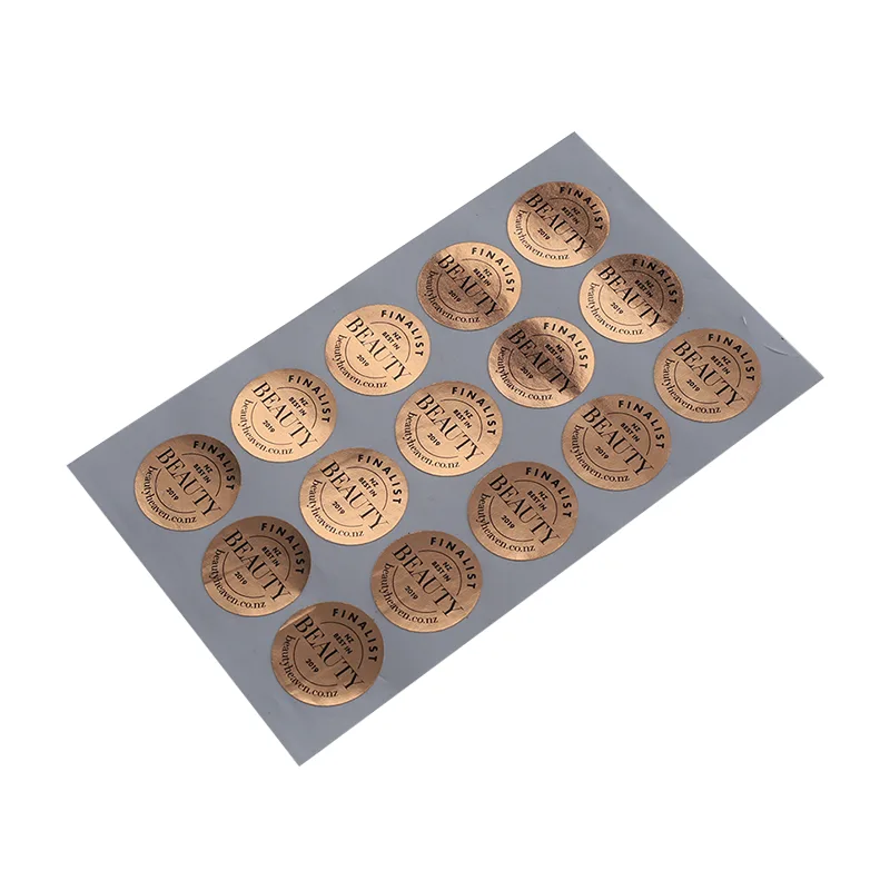 Gold Foil Sticker