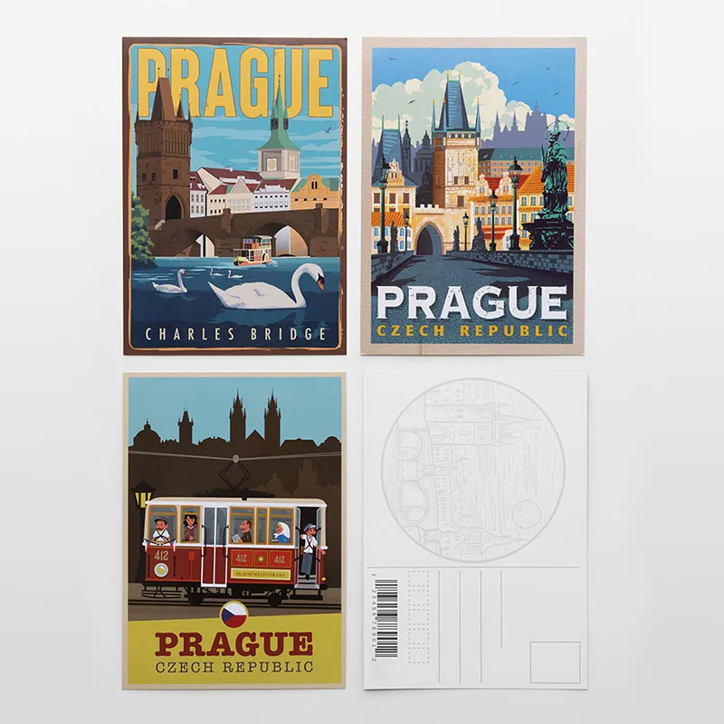 Travel Memory Paper Postcard Travel Memory Paper Postcard