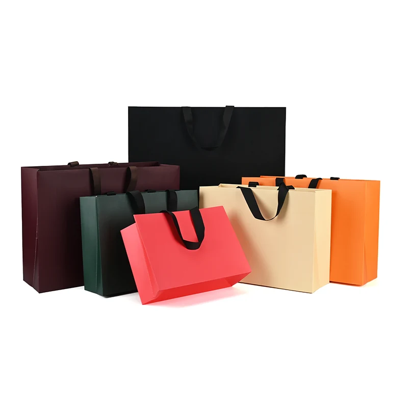 Waistless Ribbon Handle Paper Bag